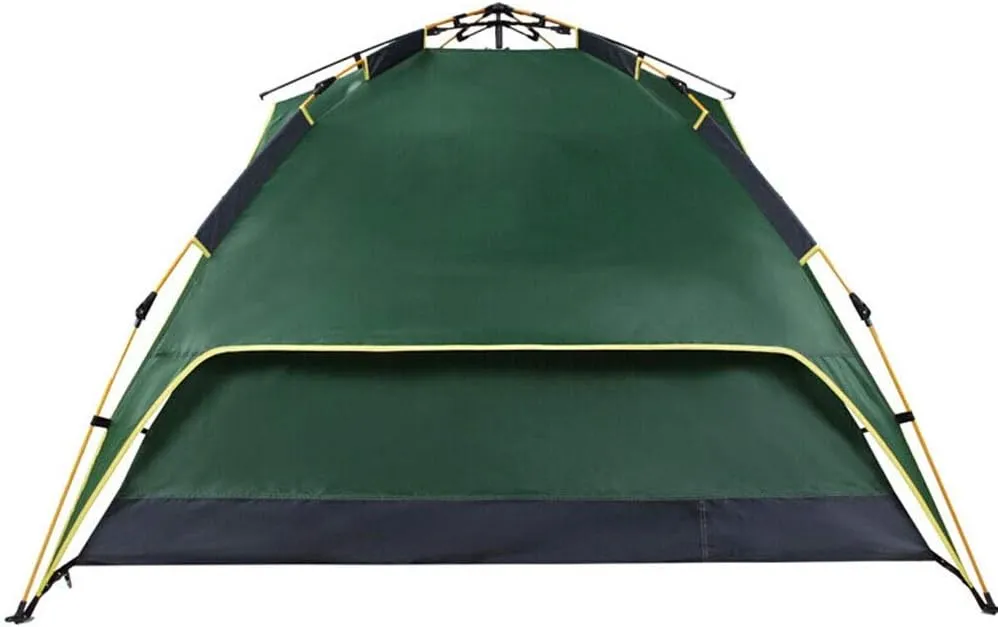 Dome Light Camping Tent Dome Camping Tent Instant Pop Up Tent Sun Shelter 3-4 People Double Doors Portable Tent