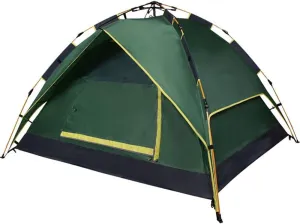 Dome Light Camping Tent Dome Camping Tent Instant Pop Up Tent Sun Shelter 3-4 People Double Doors Portable Tent