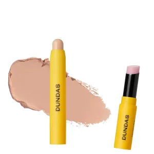 Dundas Undercover Enhancer Concealer Stick (Neutral Peach) and Lip Balm and Plumper for Lips, For All Skin Types, Gender Neutral