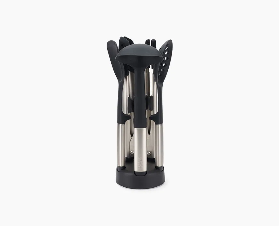 Elevate™ Fusion 5-piece Stainless-steel Utensil Set with Compact Stand