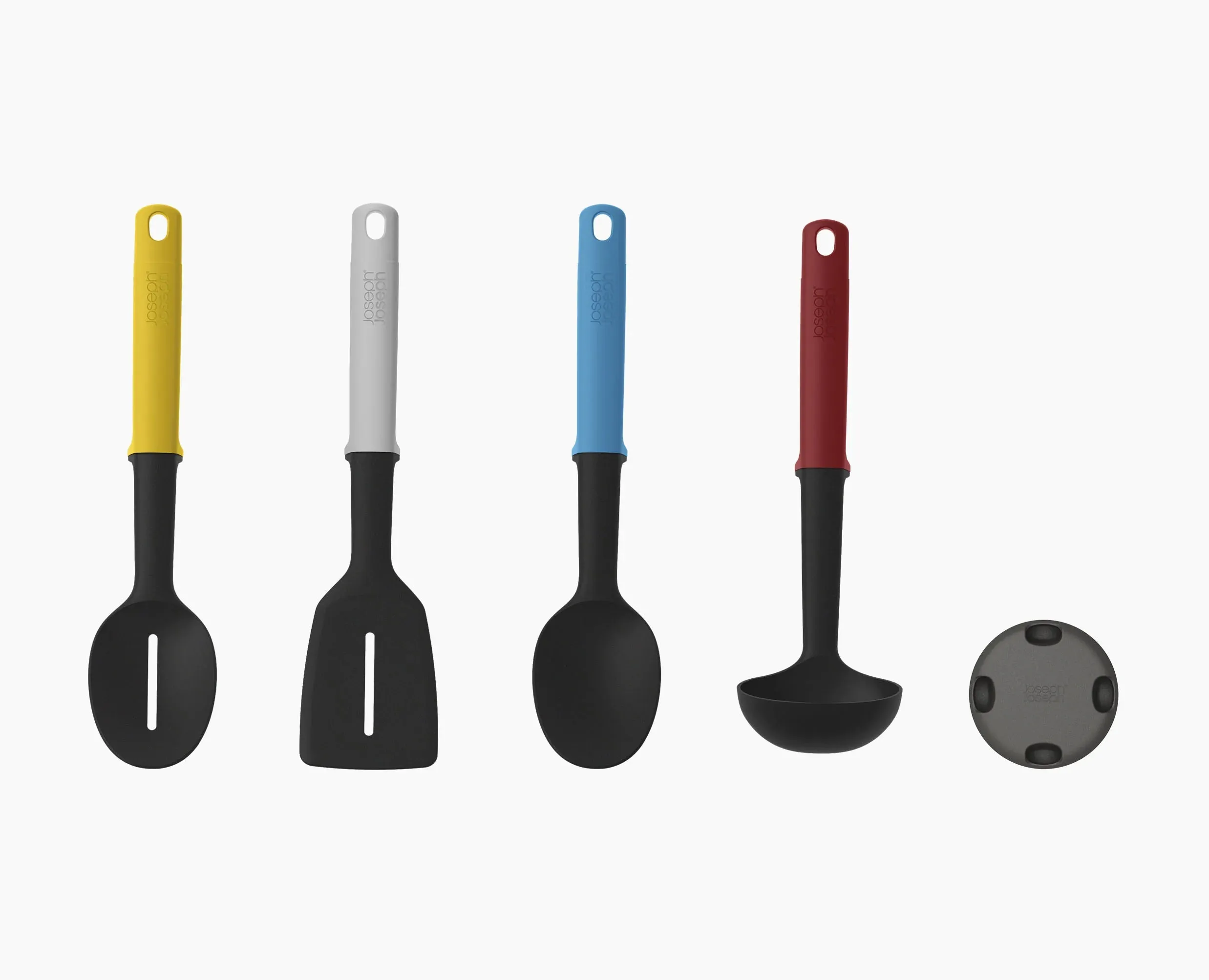 Elevate™ Slim 4-piece Multicolour Utensil Set with Storage Stand