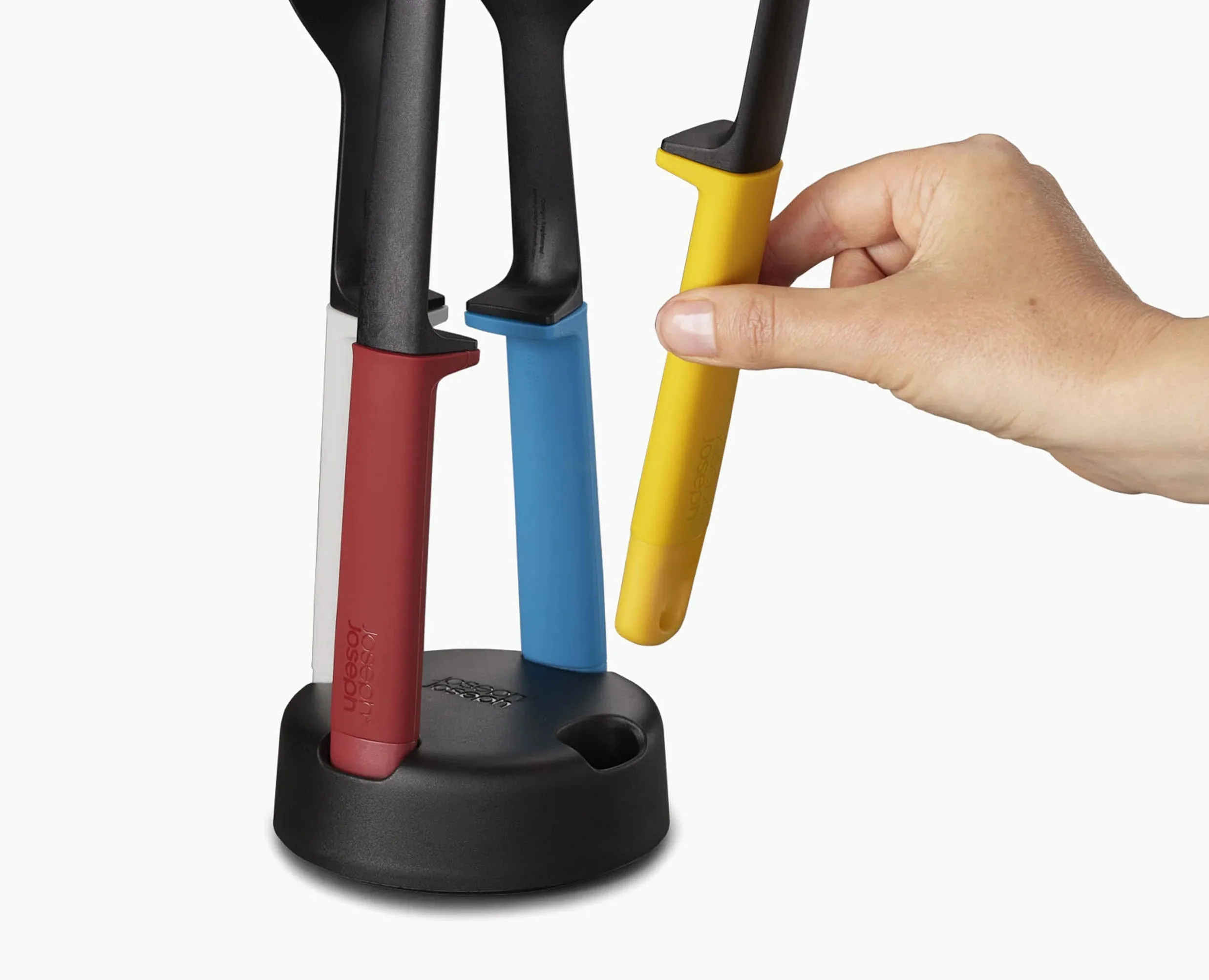Elevate™ Slim 4-piece Multicolour Utensil Set with Storage Stand