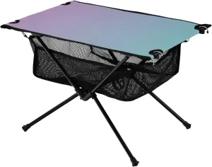 Emelivor Blue Gradient Folding Camping Table Portable Beach Table with Carry Bag Small Camp Tables for Camping Fishing Picnic Garden Outdoor