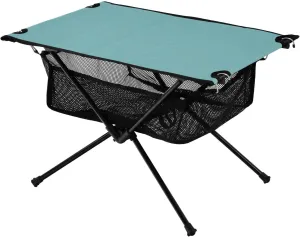 Emelivor Teal Folding Camping Table Portable Beach Table with Carry Bag Small Foldable Table for Picnic Camping Outdoor Travel Hiking