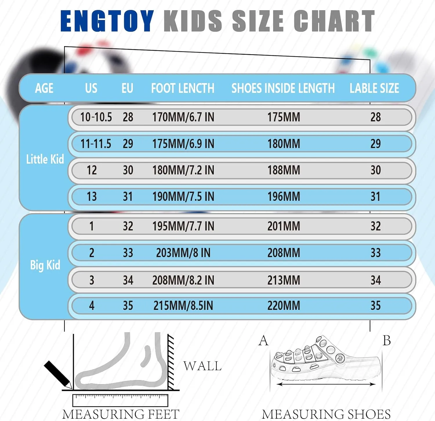 Engtoy Kids Clogs Boys Girls Garden Shoes Slip on Kids Slides Sandals Funny Lightweight Beach Slippers