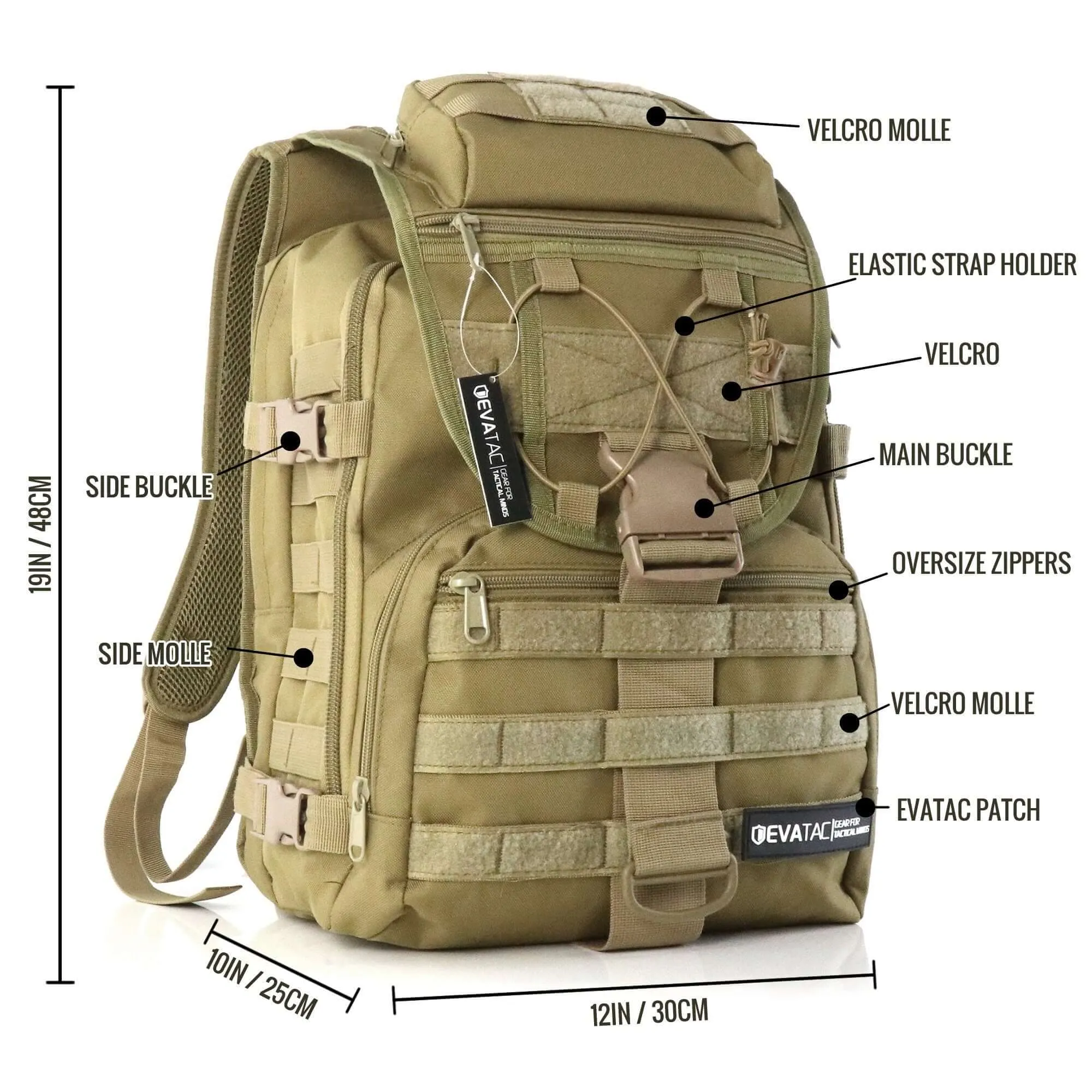 EVATAC Combat Backpack (Khaki)
