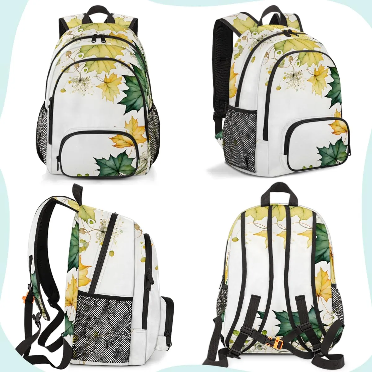 Fall Tree Carry on Travel Backpack for Women Men Water resistant Lightweight Rucksack Backpack for Weekender Casual Work Hiking Fall Leaves