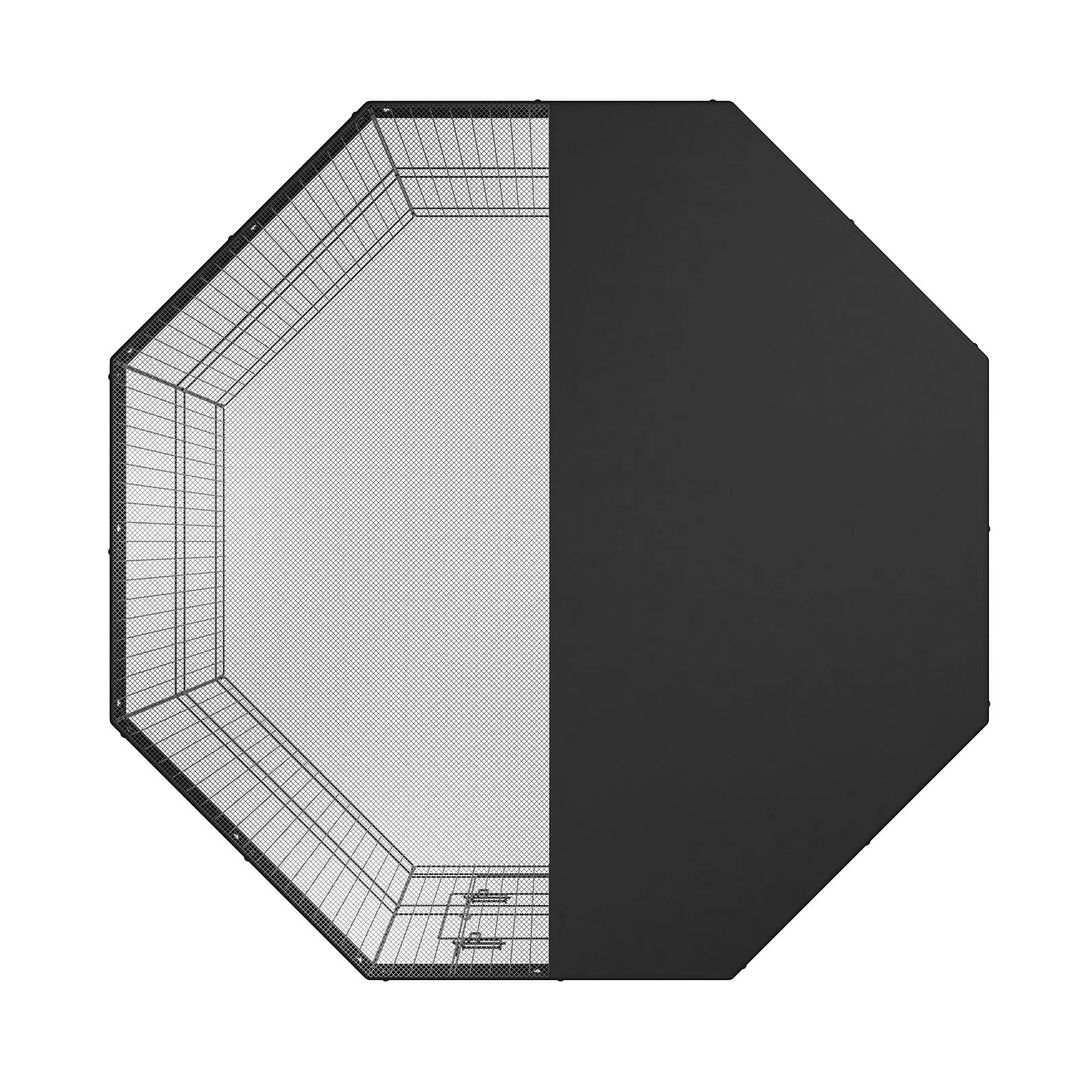 (FINAL PRICES ARE LOWER ON OUR SITE!) VEVOR Dog Playpen, 8 Panels Foldable Metal Dog Exercise Pen with Top Cover, 24" H Pet Fence Puppy Crate Kennel with Ground Stakes, Indoor Outdoor Dog Pen for Small Medium Pets, for Camping, Yard
