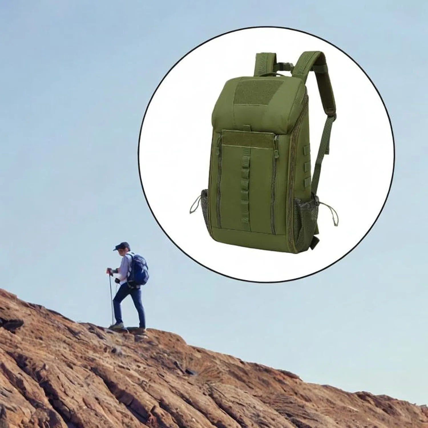 First Aid Bag First Aid Trauma Backpack EMT Trauma Bag Medical Backpack for Travel, Green