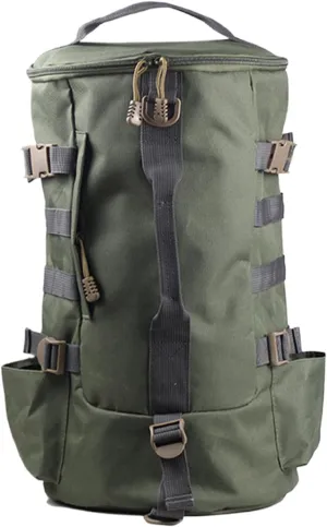 Fishing Backpack, Large Capacity, Fishing Bag, Waterproof Reel Bait Storage Pack, Adjustable Padded Shoulder Straps, Waterproof Materials, Ideal for Camping and Hiking