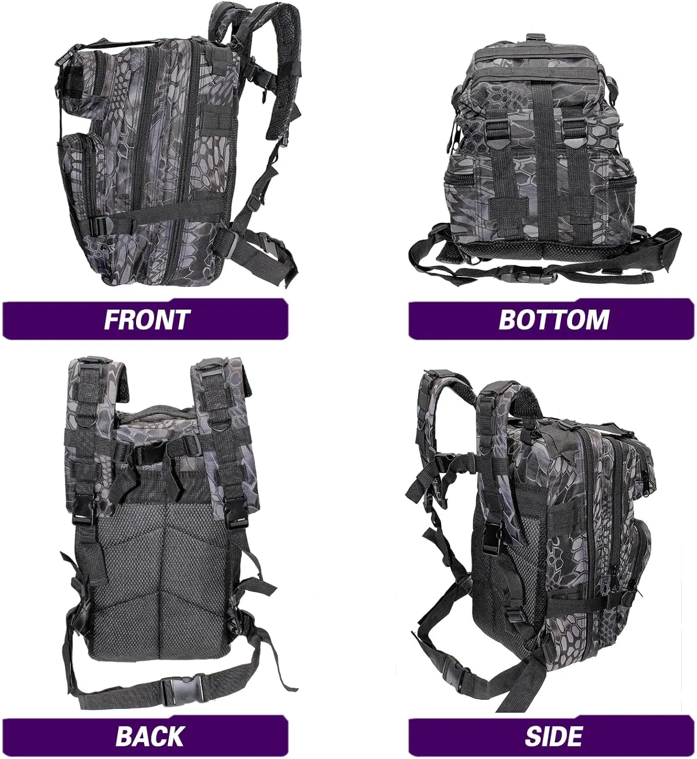 Fishing Backpack Storage Bag, Lightweight Fishing Sling Bag Outdoor Shoulder Backpack with Plenty of Storage Space for Hiking Camping