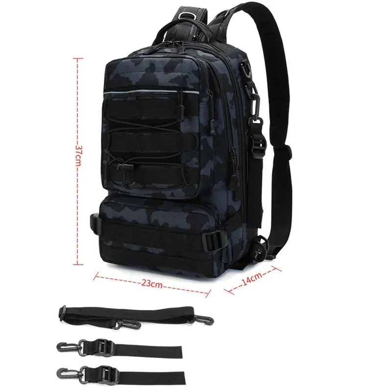 Fishing Tackle Backpack Storage Bag For Men Outdoor Use