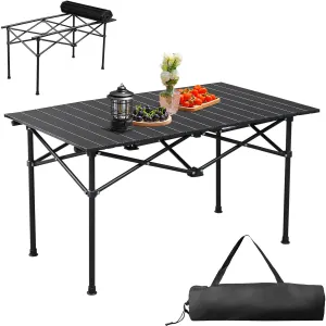 Fits for Lightweight Outdoor Camp Roll up Side Table for Travel Hiking Backyard BBQ Party