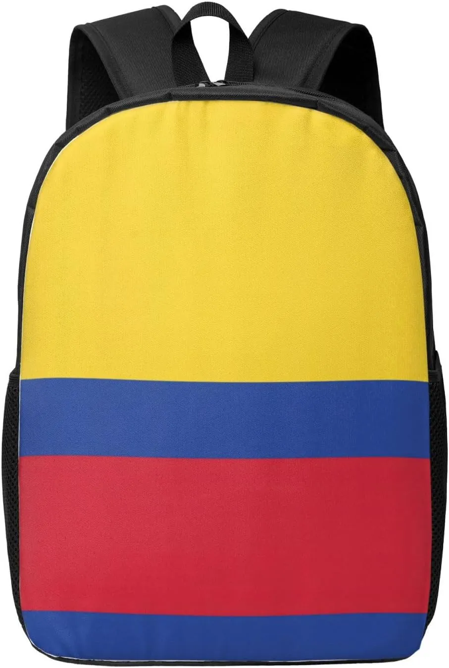 Flag Of Colombia Print Travel Laptop Backpack,Business Work Bag, Campus Rucksack Book Bag For Men Women
