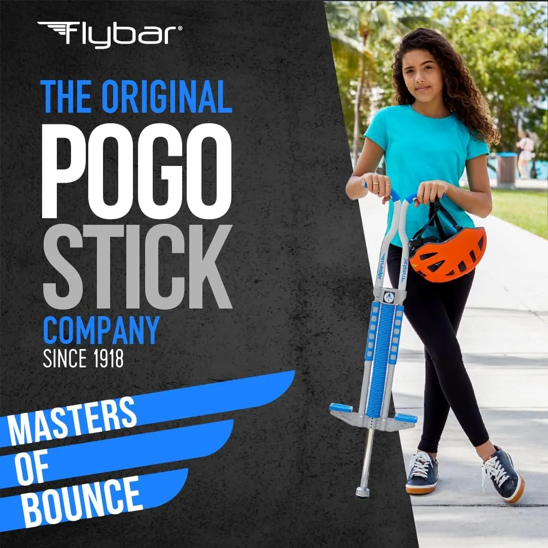 Flybar Master Pogo Stick, Ages 9 , 80 to 160 lbs, Easy Grip Handles, Anti-Slip Pegs, Outdoor Toys for Boys Girls, Outside Toys for Kids, Teens Tweens