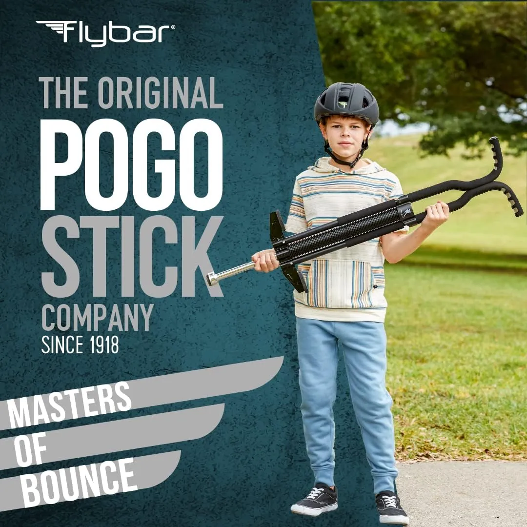 Flybar Master Pogo Stick, Ages 9 , 80 to 160 lbs, Easy Grip Handles, Anti-Slip Pegs, Outdoor Toys for Boys Girls, Outside Toys for Kids, Teens Tweens