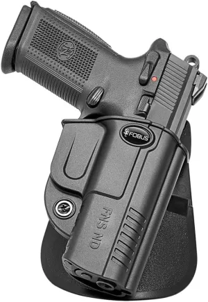 Fobus FNSND FN FNS 9, FNS 9 Compact FNS 40, FNS 40 Compact Fobus Evolution Paddle Holster, Black