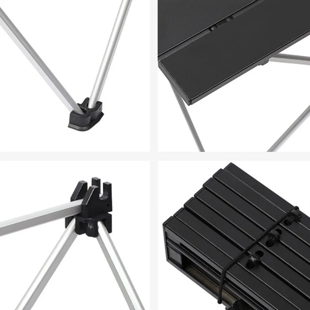 Foldable Aluminum Camping Table - Compact & Lightweight with Carry Bag