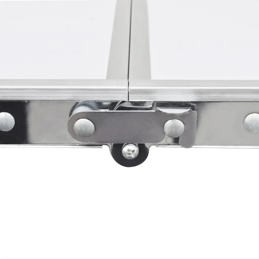Foldable Camping Table Height Adjustable Aluminum 70.9''x23.6'' - vidaXL