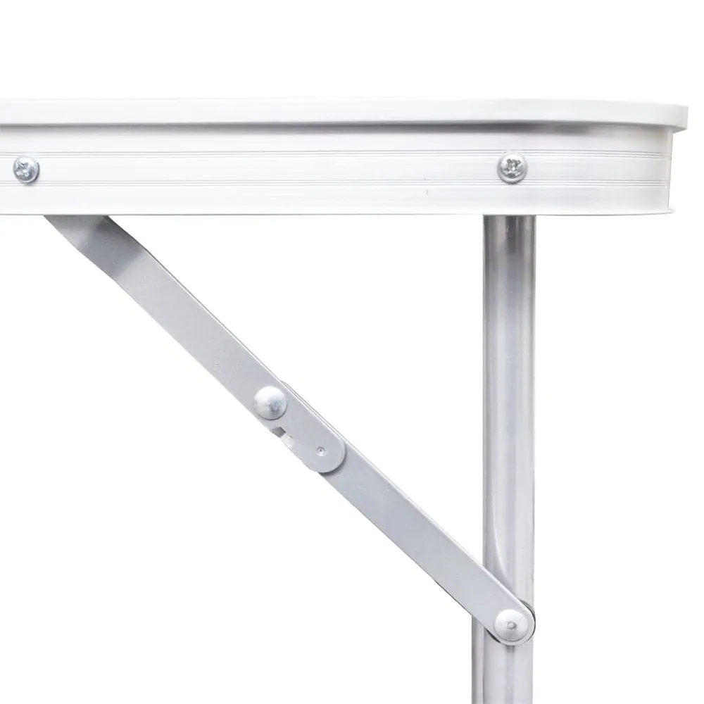 Foldable Camping Table Height Adjustable Aluminum 70.9''x23.6'' - vidaXL