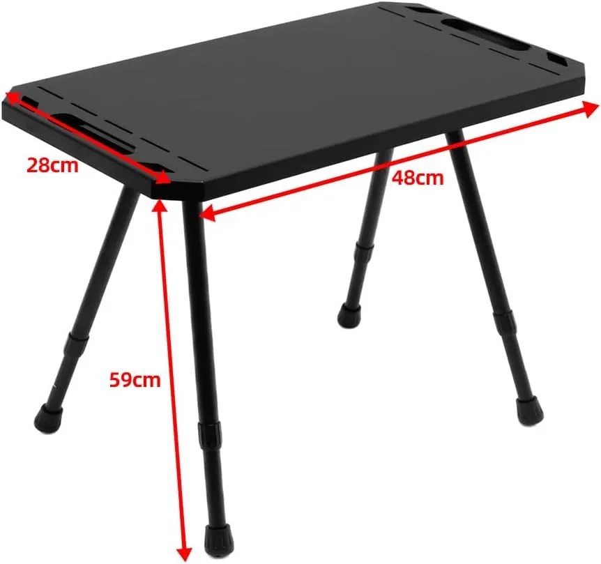 Foldable Camping Tables Aluminum Alloy Weight Folding Table Adjustable Height Picnic Desk