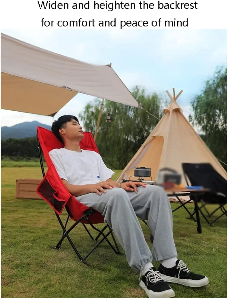 Foldable Chair Fashionable Folding Chair Outdoor Fishing Chair Camping Chair Strong Bearing Capacity Foldable Home Recliner Folding Chair Portable