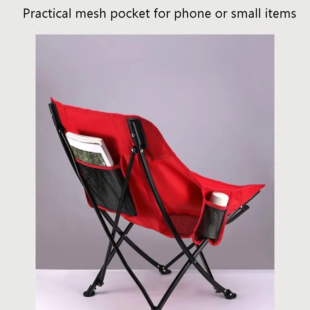 Foldable Chair Fashionable Folding Chair Outdoor Fishing Chair Camping Chair Strong Bearing Capacity Foldable Home Recliner Folding Chair Portable