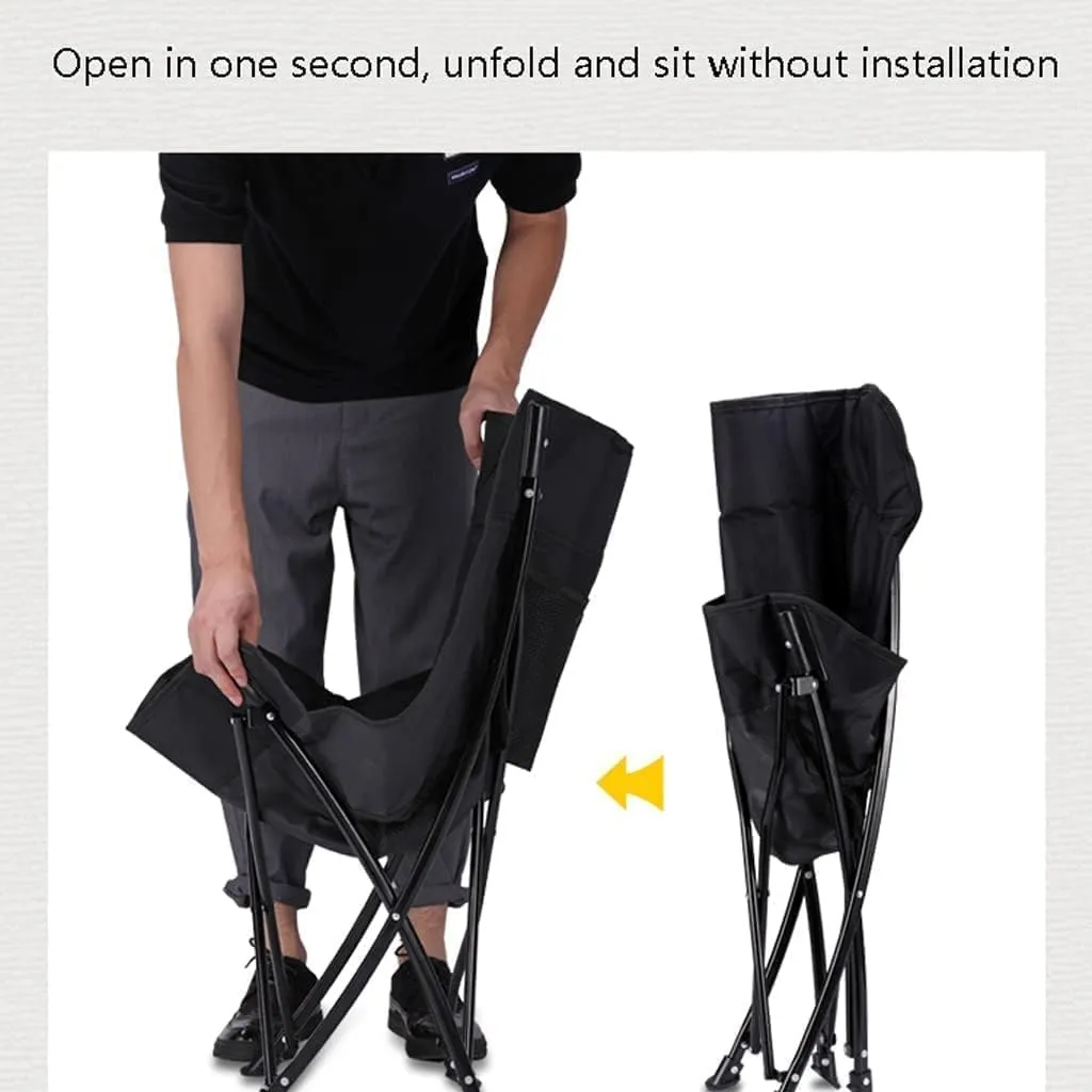 Foldable Chair Fashionable Folding Chair Outdoor Fishing Chair Camping Chair Strong Bearing Capacity Foldable Home Recliner Folding Chair Portable