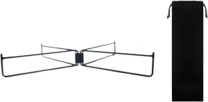 Foldable Cooler Stand Suitcase Rack Lightweight Metal Water Container Stand Ice Box Holder for Travel Cooking Outdoor Camping