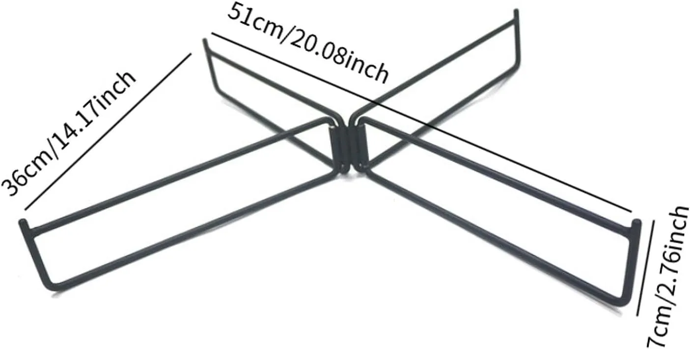 Foldable Cooler Stand Suitcase Rack Lightweight Metal Water Container Stand Ice Box Holder for Travel Cooking Outdoor Camping