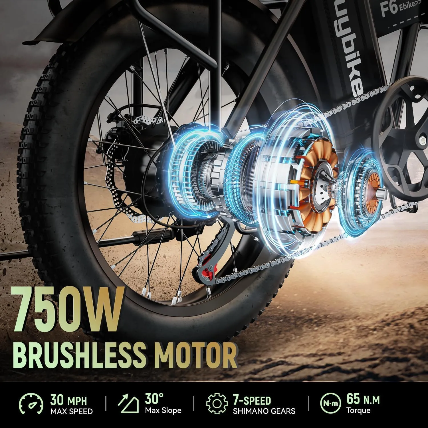 Foldable Electric Bike for Adults, 30 MPH, 48V 20Ah Removable Battery up to 80Miles, 20" Fat Tire Peak 1000W Motor Dirt Ebike Adult Electric Bicycle for City Commute Beach Mountain Adventurous E Bike