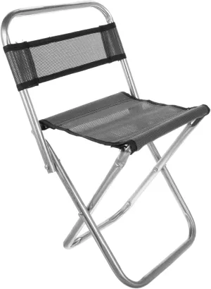 Foldable Fishing Chair Compact Portable Outdoor Stool for Camping Hiking and Travel Lightweight Small Folding Chair with Smooth Design for Easy Carrying and Use