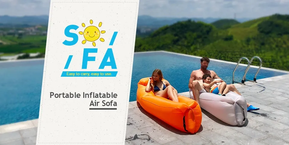 FOLDABLE PORTABLE OUTDOOR INFLATABLE SOFA