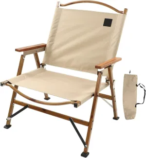 Folding Camping Chair, Portable Folding Chair with Handrail, Ultra Light Lawn Chair, 120KG Load Bearing Heavy Duty Chairs for Sports Patio Garden Beach Fishing