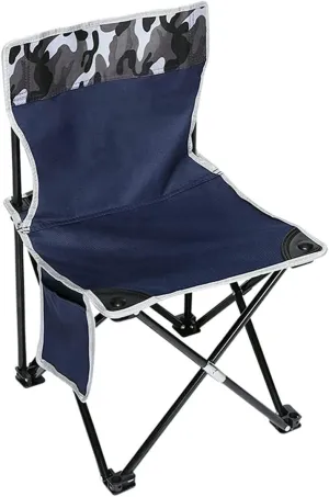 Folding Camping Folding Lightweight Padded Portable Chair with Carry Bag Outdoor Camping Fishing Beach Chair for Outdoor Hiking Fishing Chairs Foldable(Blue,58 * 35 * 35cm)