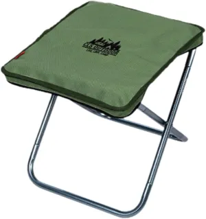 Folding Chair for Camping and Fishing, Compact Portable Stool for Travel, Green