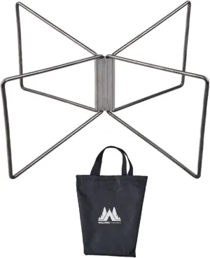 Folding Cooler Stand Foldable Stand Rack Ice Chest Holder Strong Load Bearing Ice Box Holder Luggage Rack for Fishing Cooking