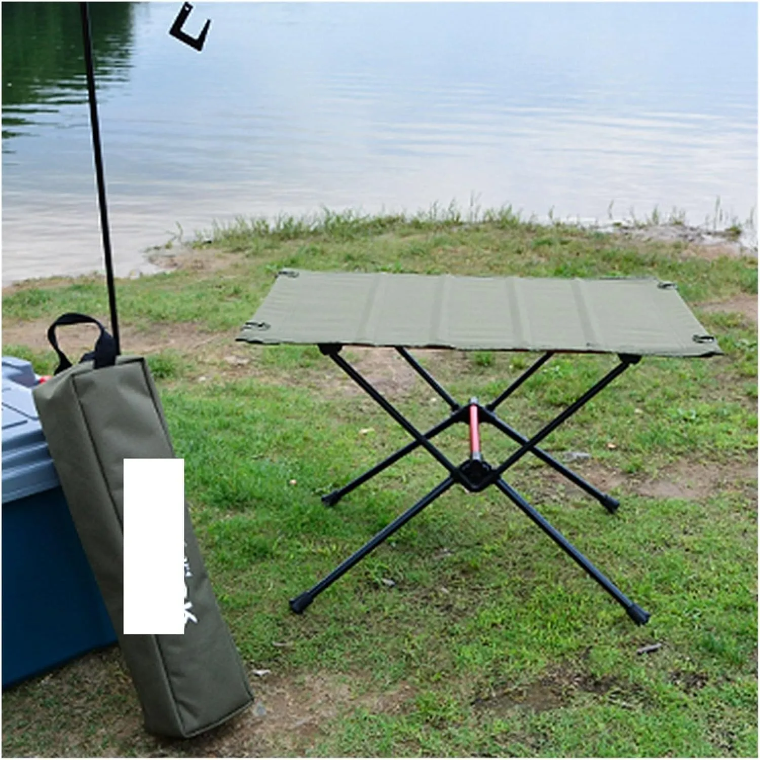 Folding Dining Table Aluminum Alloy Outdoor Furniture Dinner Desk for Family Party BBQ Picnic Portable Foldable Camping Table (Color : C)