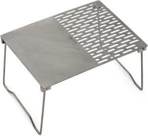 Folding Grill Table, Portable Camping Table, Lightweight Outdoor Hiking Camping Grill with Legs for Hiking Picnics Cooking Dining Kitchen (2)