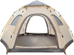 Folding Outdoor Camping Tent – Portable, Waterproof, and Rainproof Wilderness Tent, 283x210x160cm