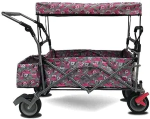 Folding Shopping Trolley Portable Outdoor Handling Portable Cart for Shopping, Picnic, Home Storage Utility Cart (1)