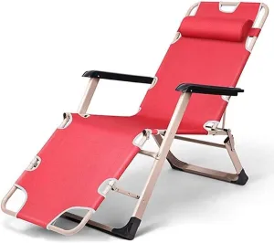 Folding Sun Lounger Chair, Zero Gravity Recliner Outdoor Lounge Chair for Garden, Patio, Beach, and Camping - Lightweight