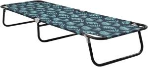 Folding Sun Lounger Steel Leaf Patterntanning Chair Camping Chairs Patio Recliner Suitable for Garden Courtyard