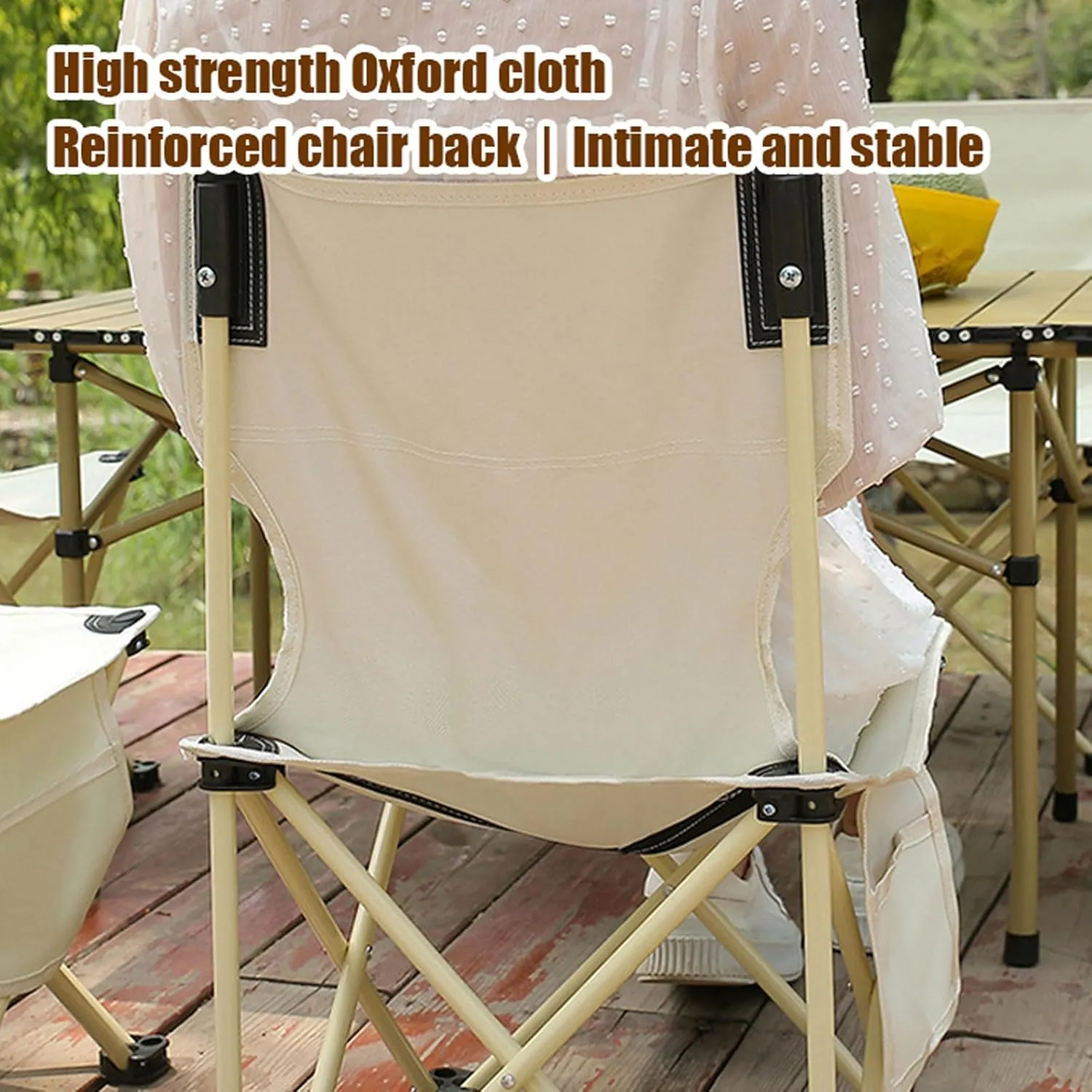 Folding Table Chairs Sets, Aluminum Foldable Picnic Table Portable Camping Table and Chairs for Picnic,Beach,Fishing,Hiking,BBQ,Parties, Patio, Black