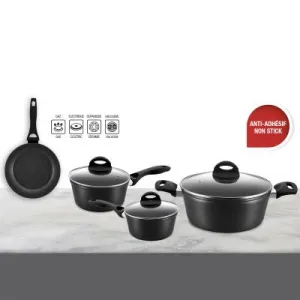 Forged Aluminum Non-stick Cookware Set 7 Pcs