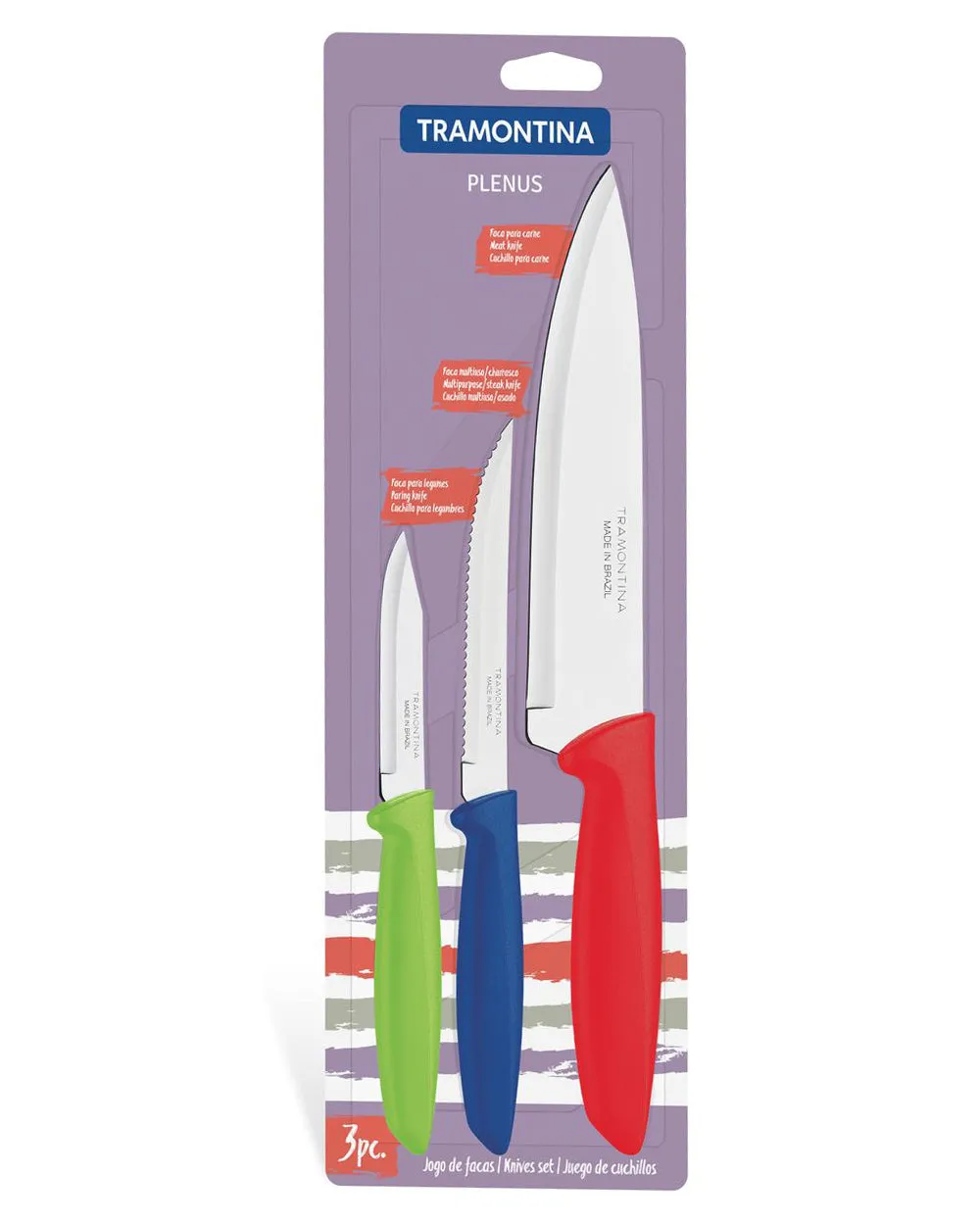 Free Knife Blue Cookware Tramontina 9 Paris Local shipping Set Set Aluminum with Trackable Pieces