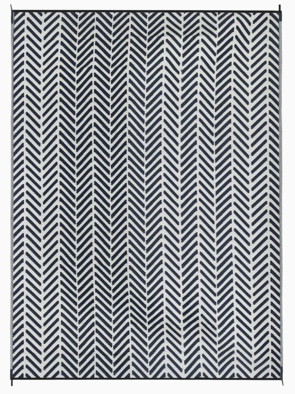 Fresno - Navy (9' x12') Foldable Rug
