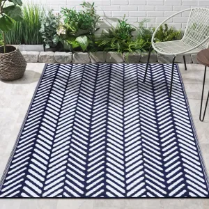 Fresno - Navy (9' x12') Foldable Rug