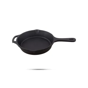 Frying Pan - 8 Inches | Casting Iron Cooking Pan/ Cast Iron Cookware for Home/ 2.120 Kgs Approx