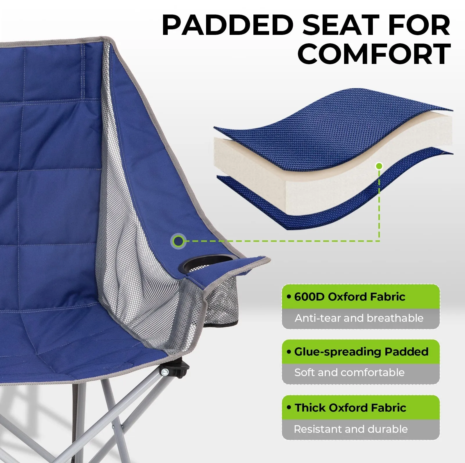 FUNDANGO Double Sofa Chair Loveseat Camping Chairs